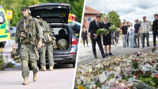 Der Angreifer wurde unmittelbar nach dem Angriff überwältigt und festgenommen.  Schwedens ...