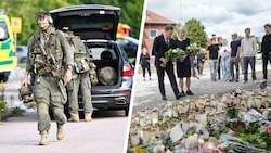 Der Angreifer wurde unmittelbar nach dem Angriff überwältigt und festgenommen. Schwedens ...