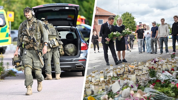 Der Angreifer wurde unmittelbar nach dem Angriff überwältigt und festgenommen. Schwedens ...