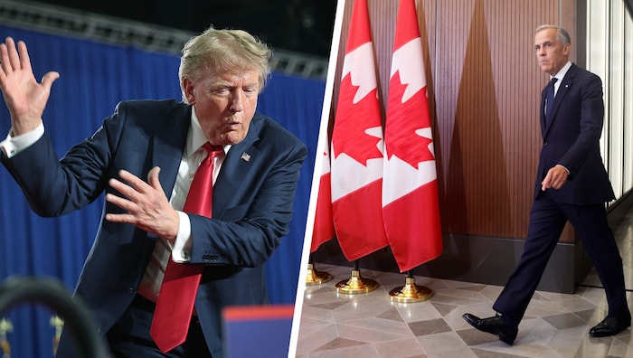 Im Zollstreit zwischen den USA und Kanada hat US-Präsident Donald Trump erbost auf angekündigte ...