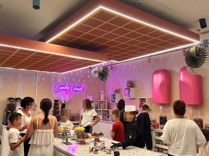 Die Candy Bar: Schokobrunnen, Eis und Kuchen – für diesen Teil des Tests haben wir uns natürlich ...