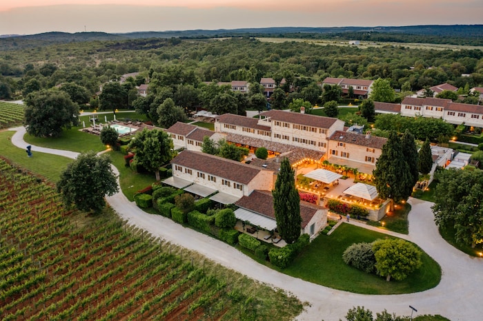 Ein Teil der großen Anlage des Hotels.
