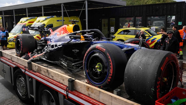 Verstappens kaputter RB22