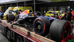 Verstappens kaputter RB22