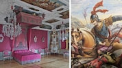 Das Deckengemälde über dem Baldachin blieb seit etwa 1760 unberührt.