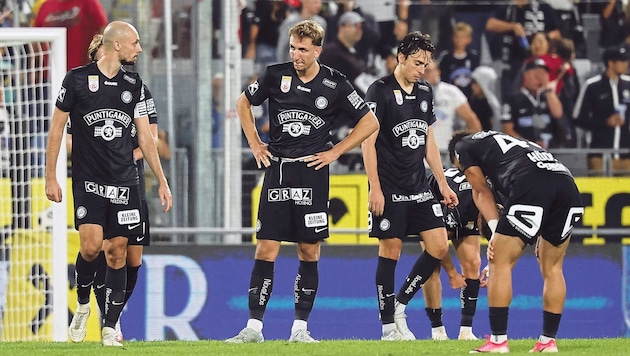 Hängende Köpfe bei Sturm nach dem mageren 1:1.