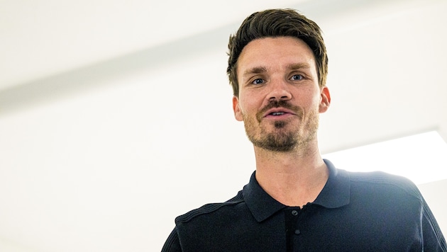 Red Bull Salzburgs Trainer Danny Röhl.