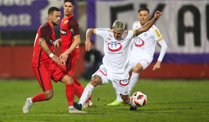 Für die Admira lief der 36- Jährige (li.) in der Bundesliga auf.