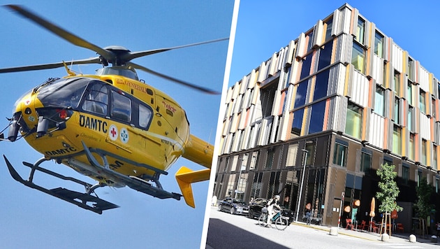 Während des Transports in die Klinik musste die Frau reanimiert werden. In der Klinik erlag sie ...