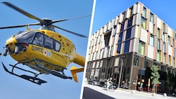 Während des Transports in die Klinik musste die Frau reanimiert werden. In der Klinik erlag sie ...