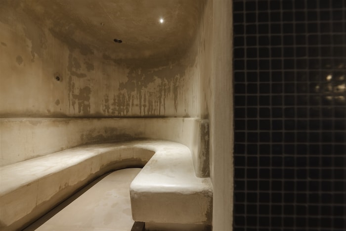 Die Sauna im Spa-Bereich