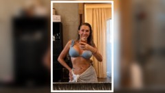 Carmen Geiss präsentiert ihren sexy Body.