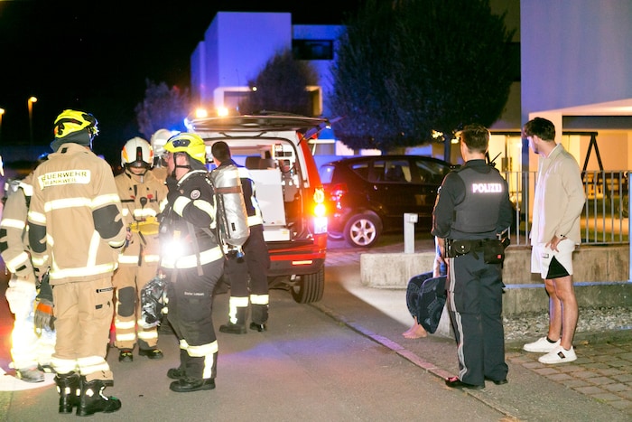 Die Feuerwehren Rankweil und Feldkirch rücktem mit schwerem Atemschutz aus.