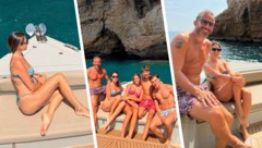 Fesch sind sie, die Del Pieros: Ex-Juve-Gott Alessandro urlaubt mit seiner Familie.