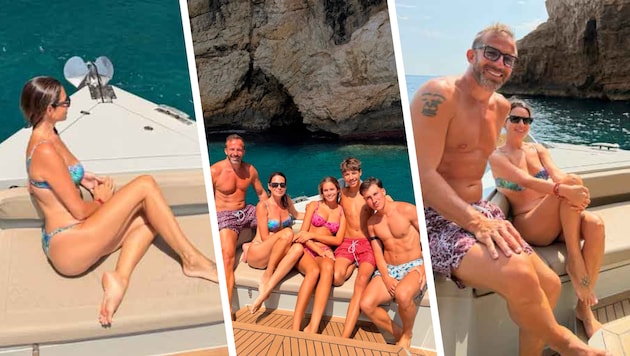 Fesch sind sie, die Del Pieros: Ex-Juve-Gott Alessandro urlaubt mit seiner Familie.