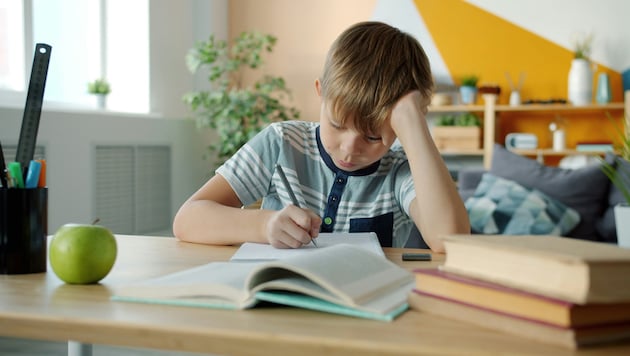 Während der Schulzeit erbringen Kinderaugen Höchstleistung.