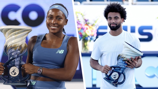 Coco Gauff und Arthur Fils