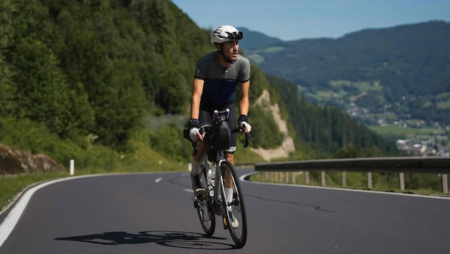 Michael Mayer, der Sieger beim Race Across Austria von Nord nach Süd ist auch wieder am Start.