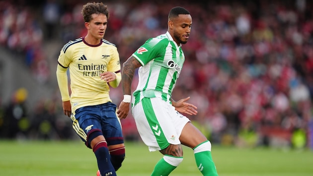 Arsenal Wunderkind Max Dowman (li.).