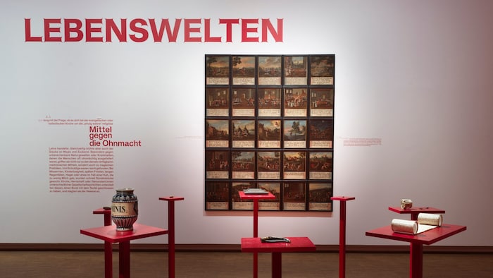 Blick in die Bauernkriegs-Ausstellung im Linzer Schlossmuseum