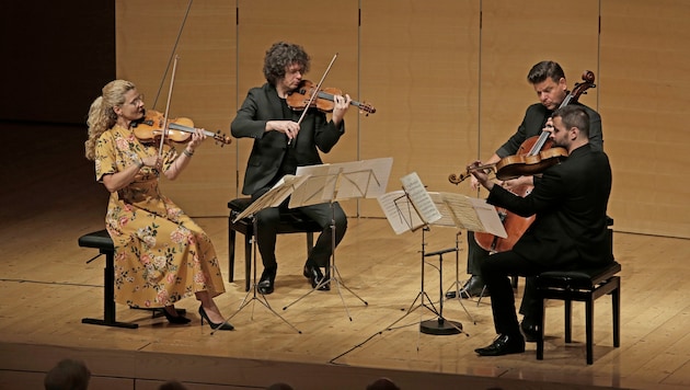 Das „Pavel Haas Quartett“ nahm das Publikum in Schwarzenberg voll und ganz für sich ein.