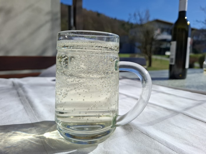 Bewährte Mischung: „Welsch“ und Mineralwasser