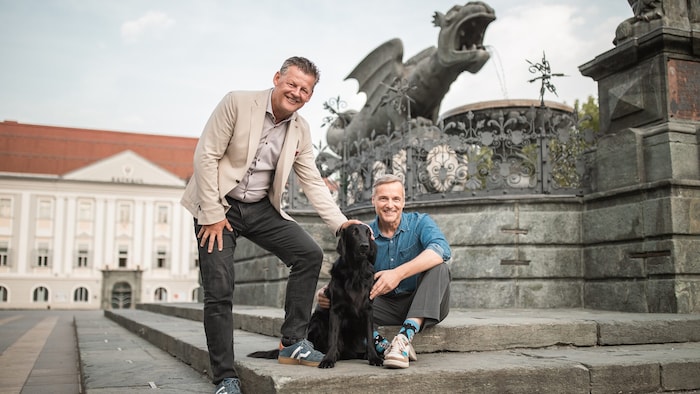 Tierschutzreferent Christian Scheider und Klubchef Michael Gussnig sind große Tierliebhaber.