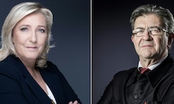 Laut einer aktuellen Umfrage könnte es in Frankreich 2027 eine Stichwahl zwischen Marine Le Pen ...