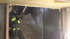 Die Feuerwehr brachte das Feuer schnell unter Kontrolle.