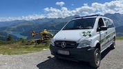 Rettungshubschrauber und Bergretter waren im Einsatz.