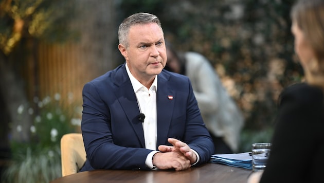 ORF “Summer Interview”: SPÖ leader Andreas Babler answered questions from host Simone Stribl.