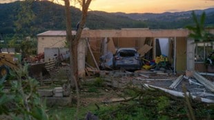Bei dem Tornado im Süden Frankreichs wurden mehr als 100 Häuser beschädigt.