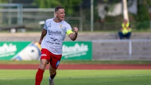 Dornbirns Goalgetter Tamas Herbaly traf beim 7:0-Kantersieg gegen Lochau im Triplepack.