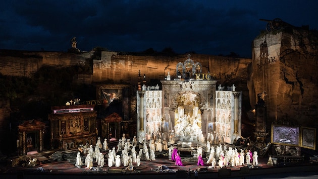 „Tosca“ im Steinbruch St. Margarethen.