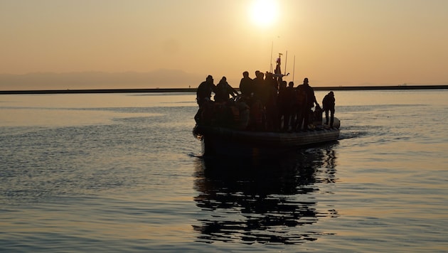 Migranten erreichen Griechenland. (Archivbild)