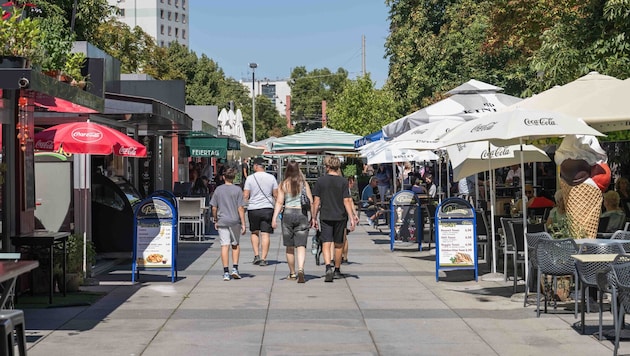 Der beliebte Lendplatz wurde zum Treffpunkt für Süchtige.
