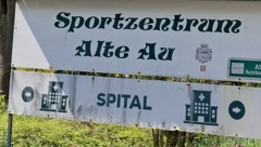 Eine Fotomontage (unterer Bildteil) sagt mehr als viele Worte: Ist der Standort „Alte Au“ besser ...