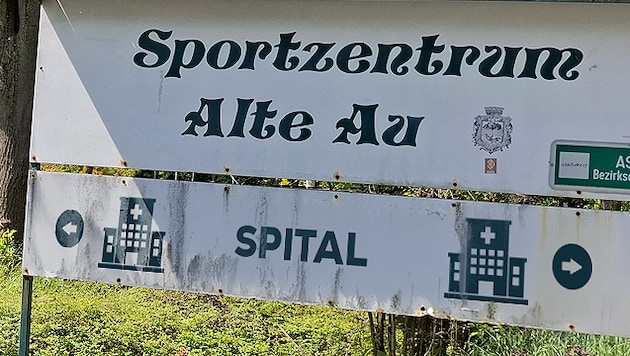 Eine Fotomontage (unterer Bildteil) sagt mehr als viele Worte: Ist der Standort „Alte Au“ besser ...