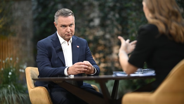 Im ORF-„Sommergespräch“ erhob SPÖ-Chef Andreas Babler die Forderung, den ...