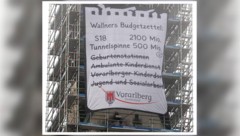 Dieses Banner hatte im Dezember 2025 für großen Wirbel gesorgt.