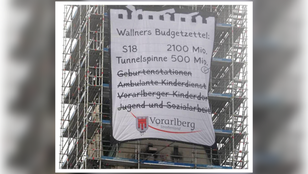 Dieses Banner hatte im Dezember 2025 für großen Wirbel gesorgt.