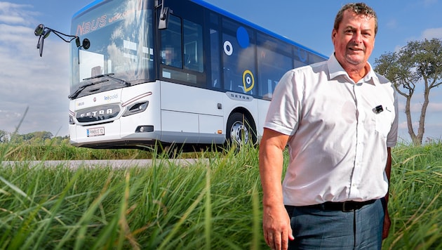 Gewerkschafter Horst Pammer warnt vor Jobverlust für Bus-Chauffeure.