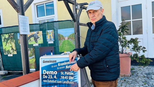 Initiativensprecher Preyer: „Wird wurden zu Unrecht abkassiert bei den A-Werbeständern. Jetzt ...