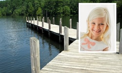 Die achtjährige Lilian war im Claiborne-See schwimmen – dort dürfte sie sich den seltenen ...