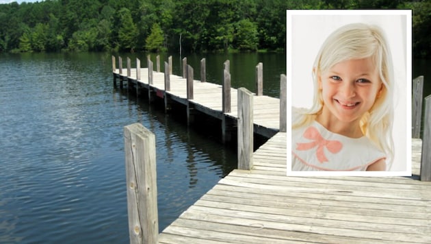 Die achtjährige Lilian war im Claiborne-See schwimmen – dort dürfte sie sich den seltenen ...