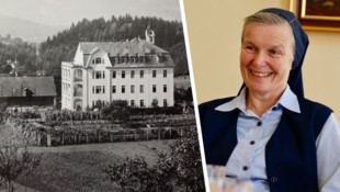 Das Kloster in Gratkorn besteht seit 115 Jahren. Die Hausoberin (re. im Bild) kennt man auch aus ...