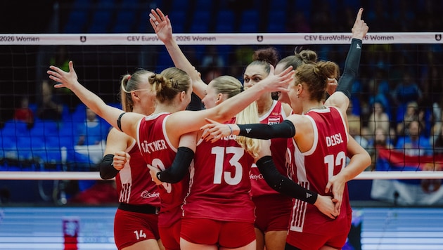 EM-Teilerfolg für Österreichs Volleyballerinnen