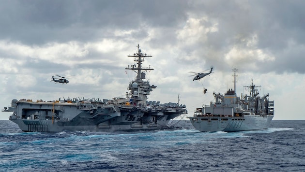 Der Einsatz der USS Abraham Lincoln dauert bereits mehrere Monate.