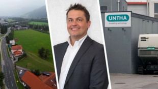 Alois Kitzberger will auf diesem Grundstück die Firma Untha ausbauen – das Vorhaben ist ...