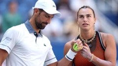 Novak Djokovic und Aryna Sabalenka